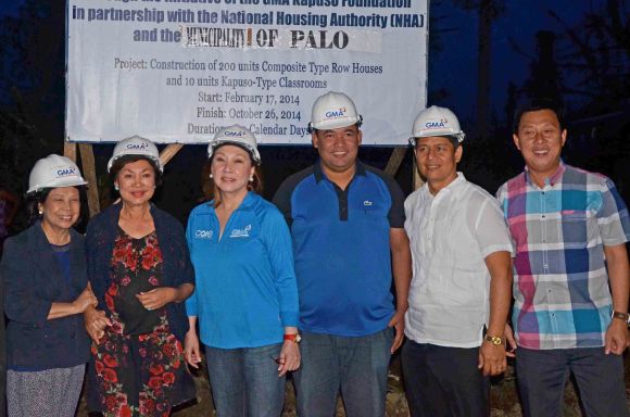 Groundbreaking ceremony for Kapuso Village Palo
